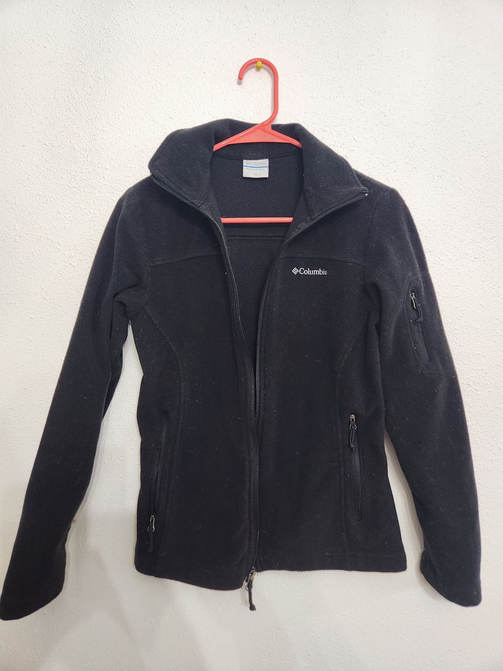 Columbia Women's Black Full-Zip Teddy Fleece Jacket